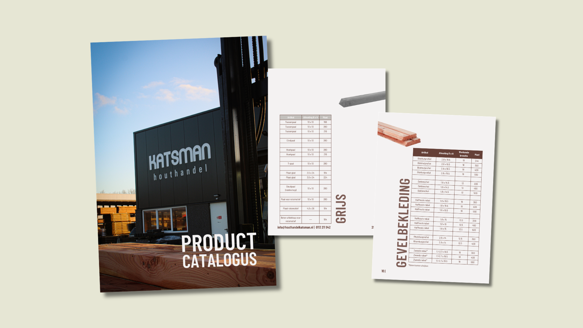 Van houtproduct naar heldere presentatie: catalogus ontwerp