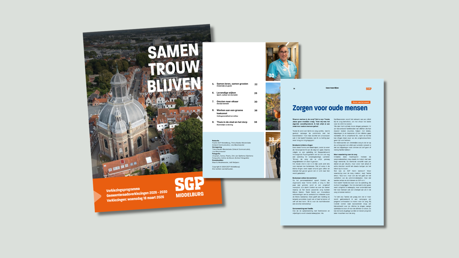 Campagne SGP visuele uitingen | Unieck Communicatie