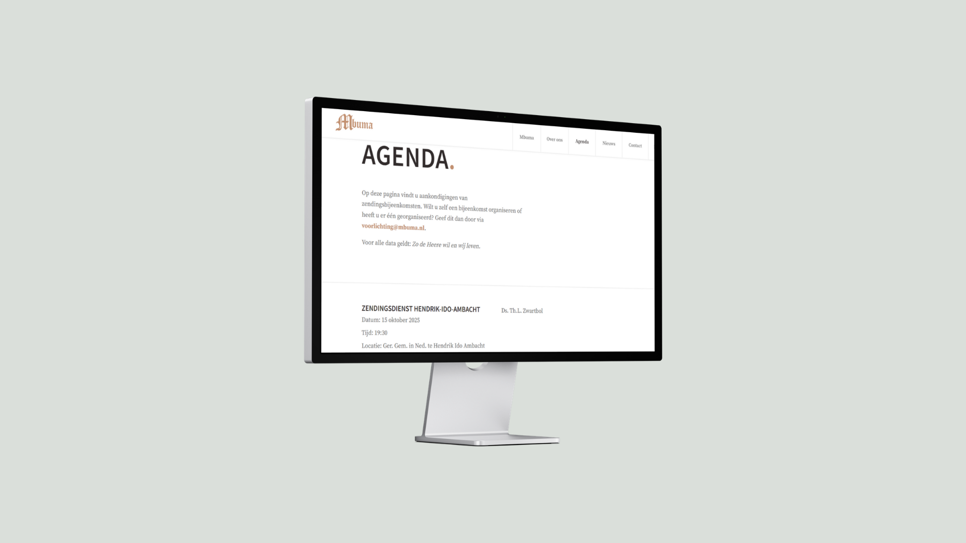 Nieuwe website Mbuma-zending | Unieck communicatie