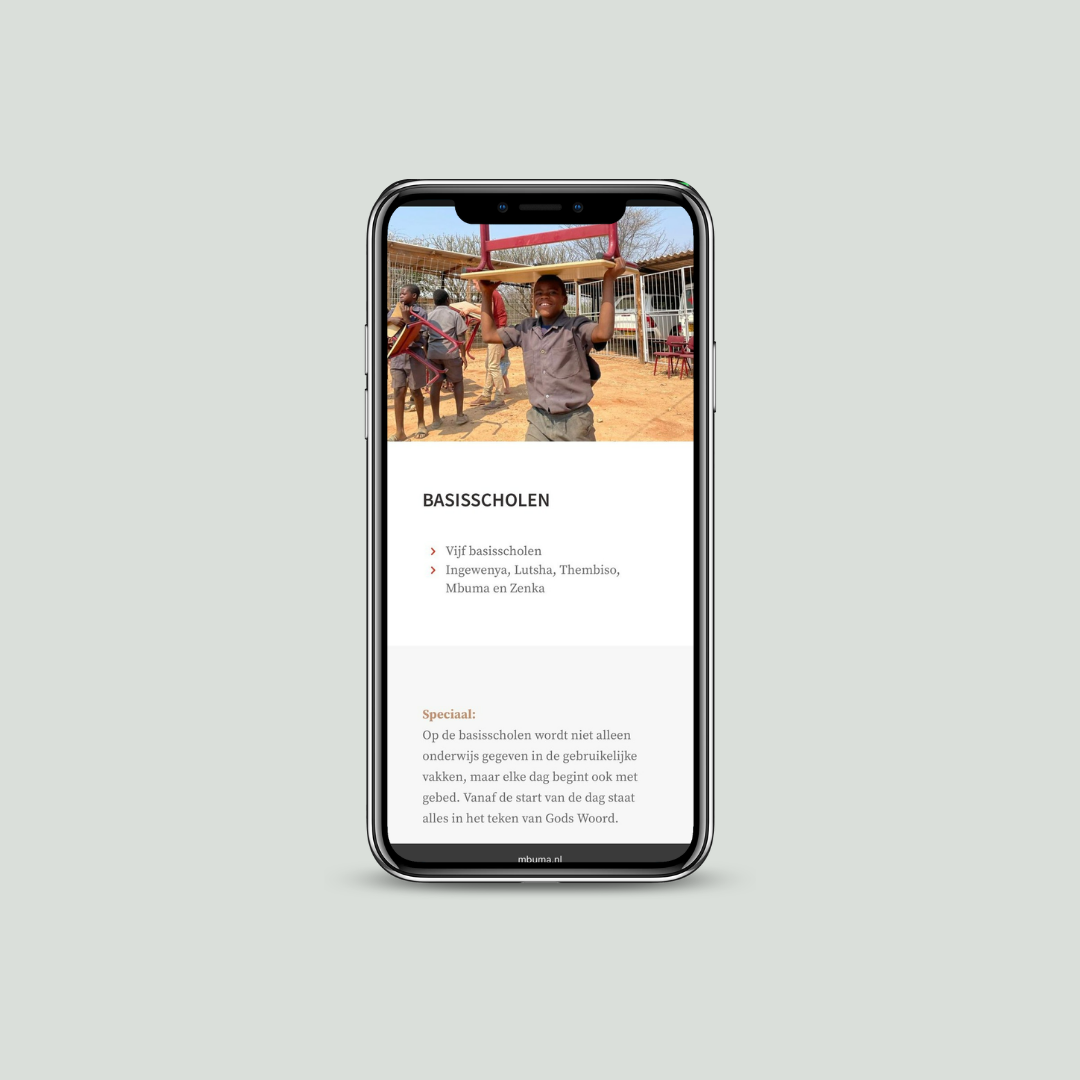 Nieuwe website Mbuma-zending | Unieck communicatie