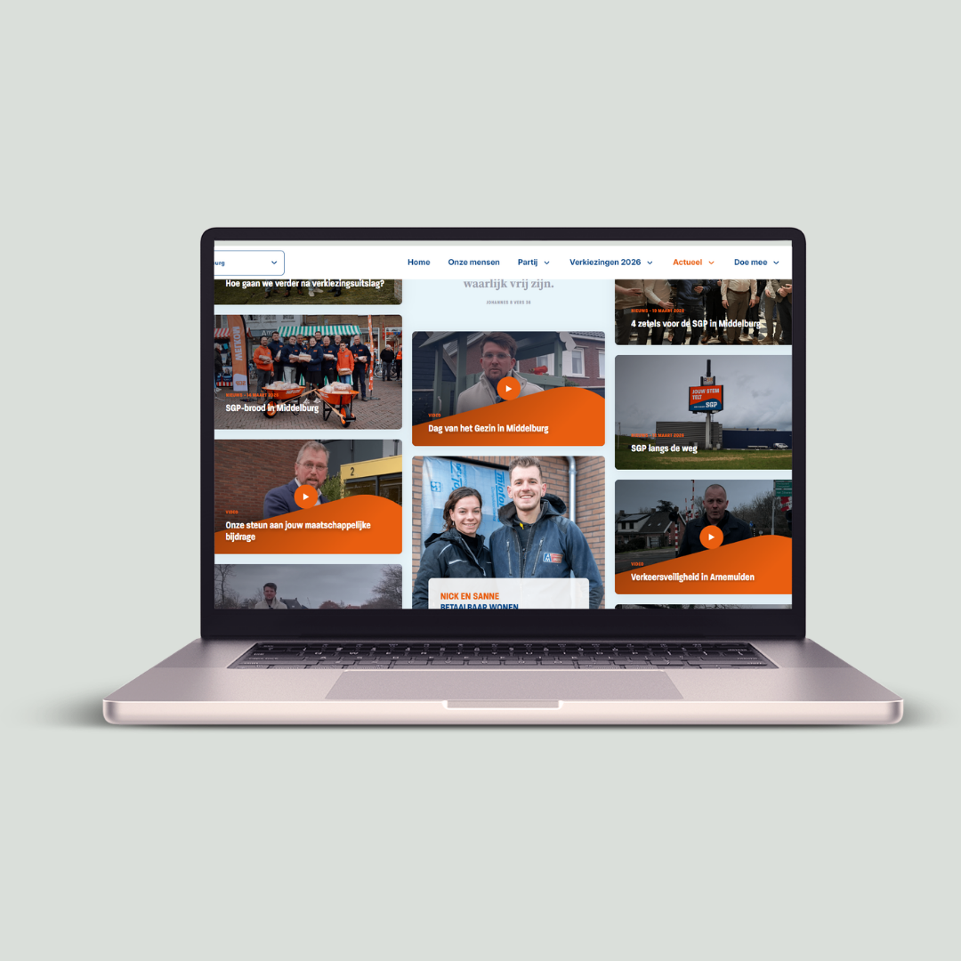 Campagne SGP visuele uitingen | Unieck Communicatie